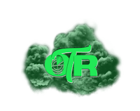 a green cloud with the word otr on it