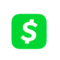 a green dollar sign icon on a black background