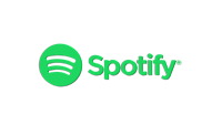 spotify logo on a black background